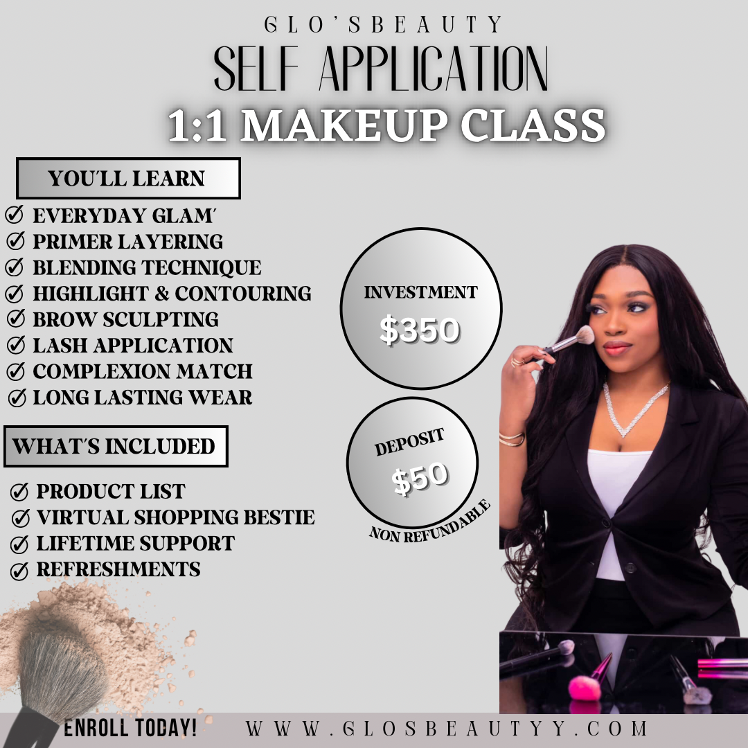 1:1 Makeup Self Application Class